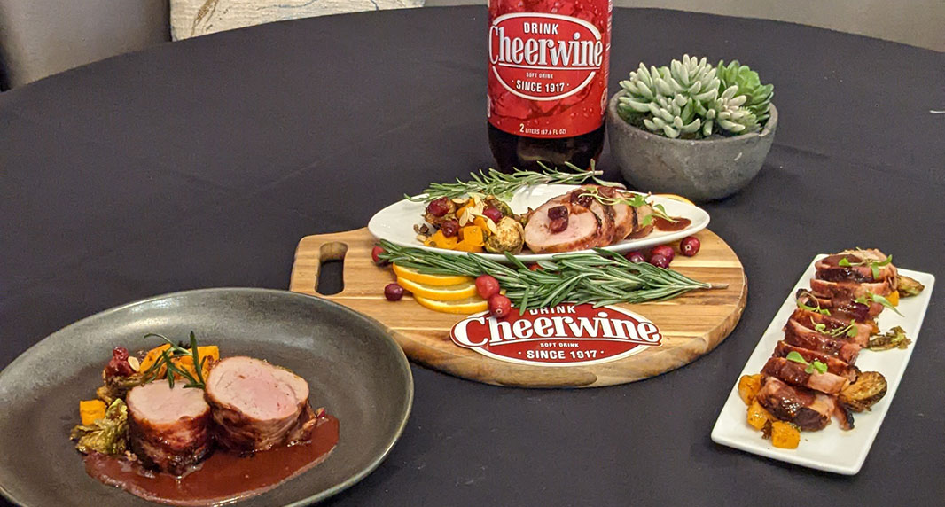 Bacon-Wrapped Cheerwine Pork Tenderloin