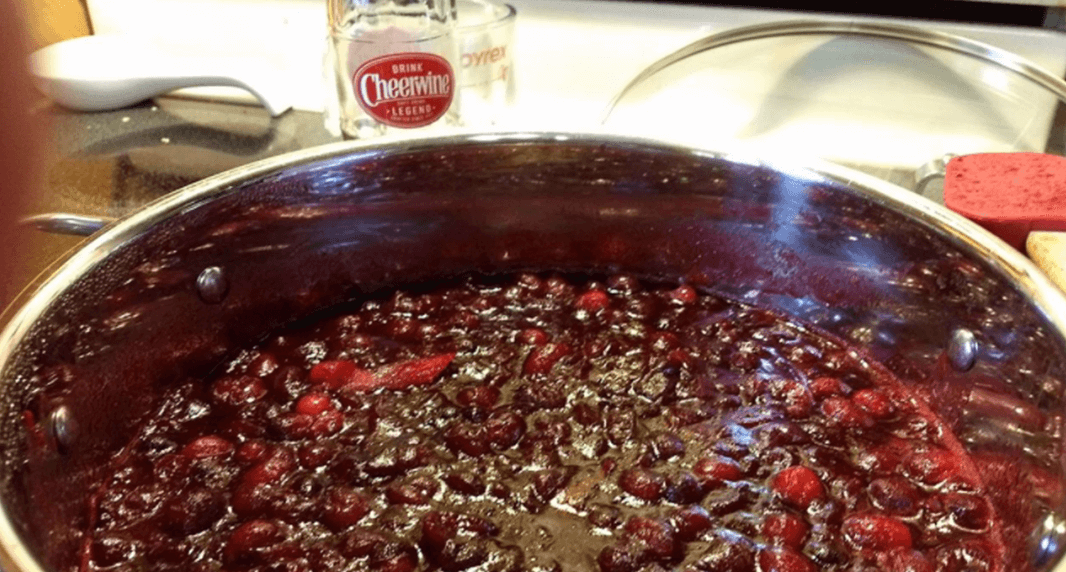 Cheerwine Cranberry Sauce