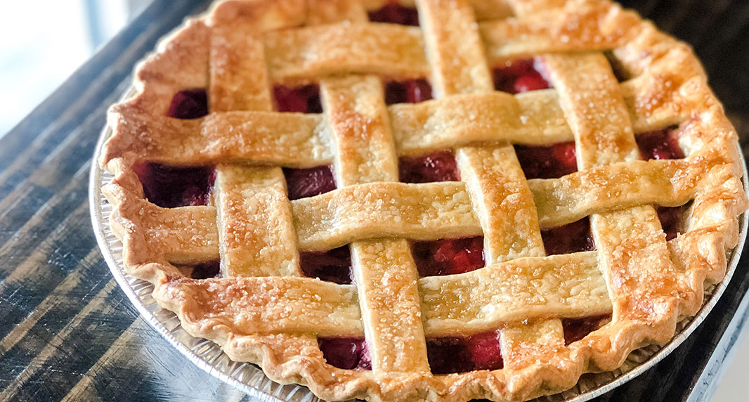 Simple Cherry Cheerwine Pie